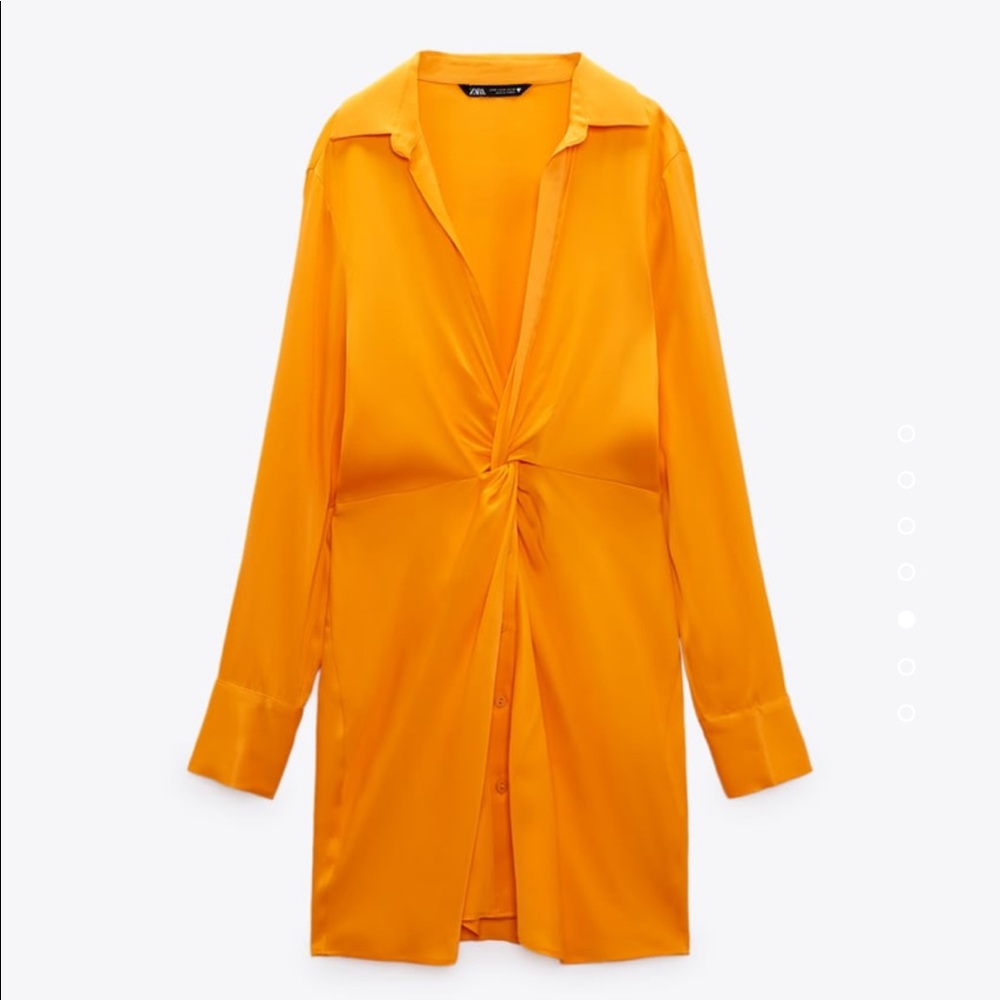 Zara satin dress - size medium, tags still on, never worn